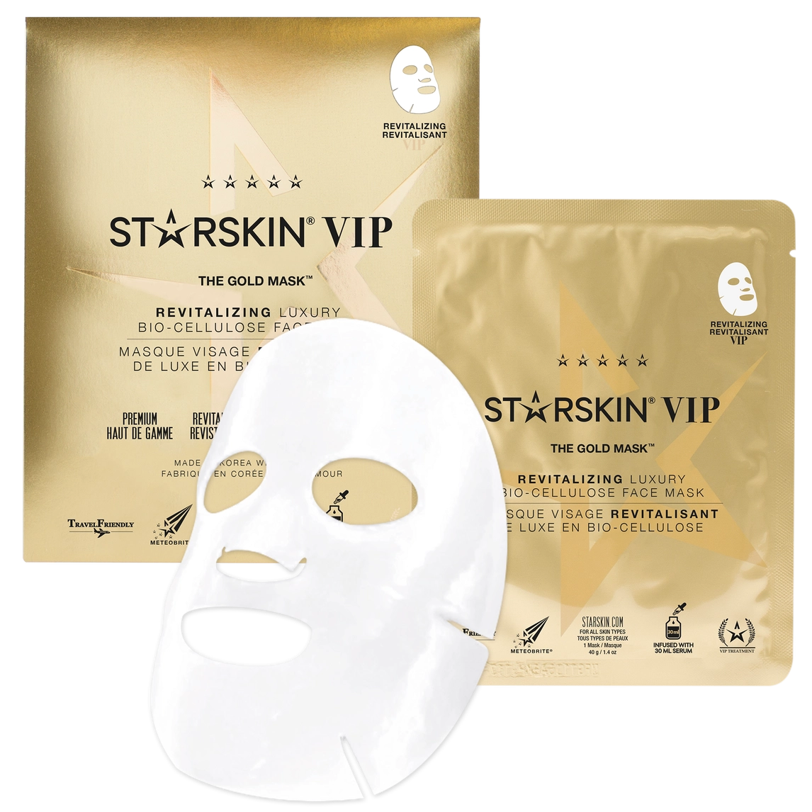 Mascarilla facial Gold Mask