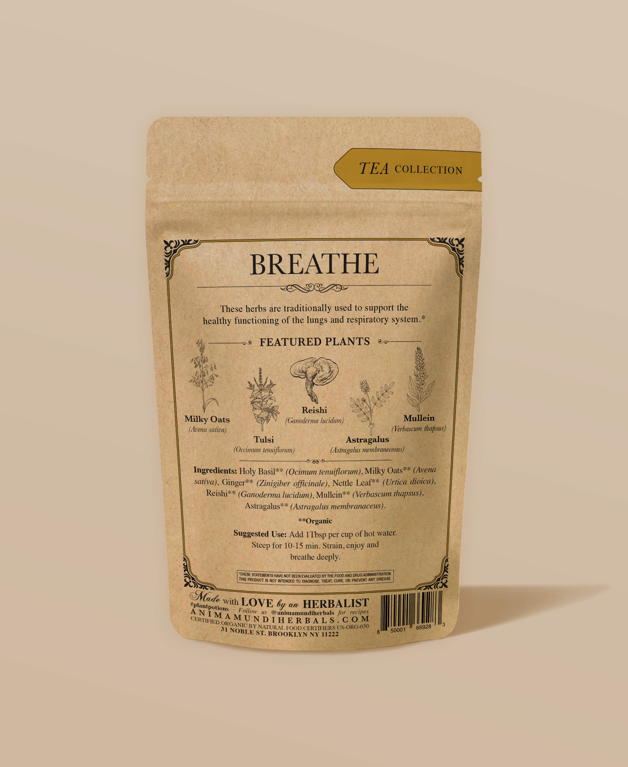 BREATHE Té | Ayuda pulmonar y respiratoria