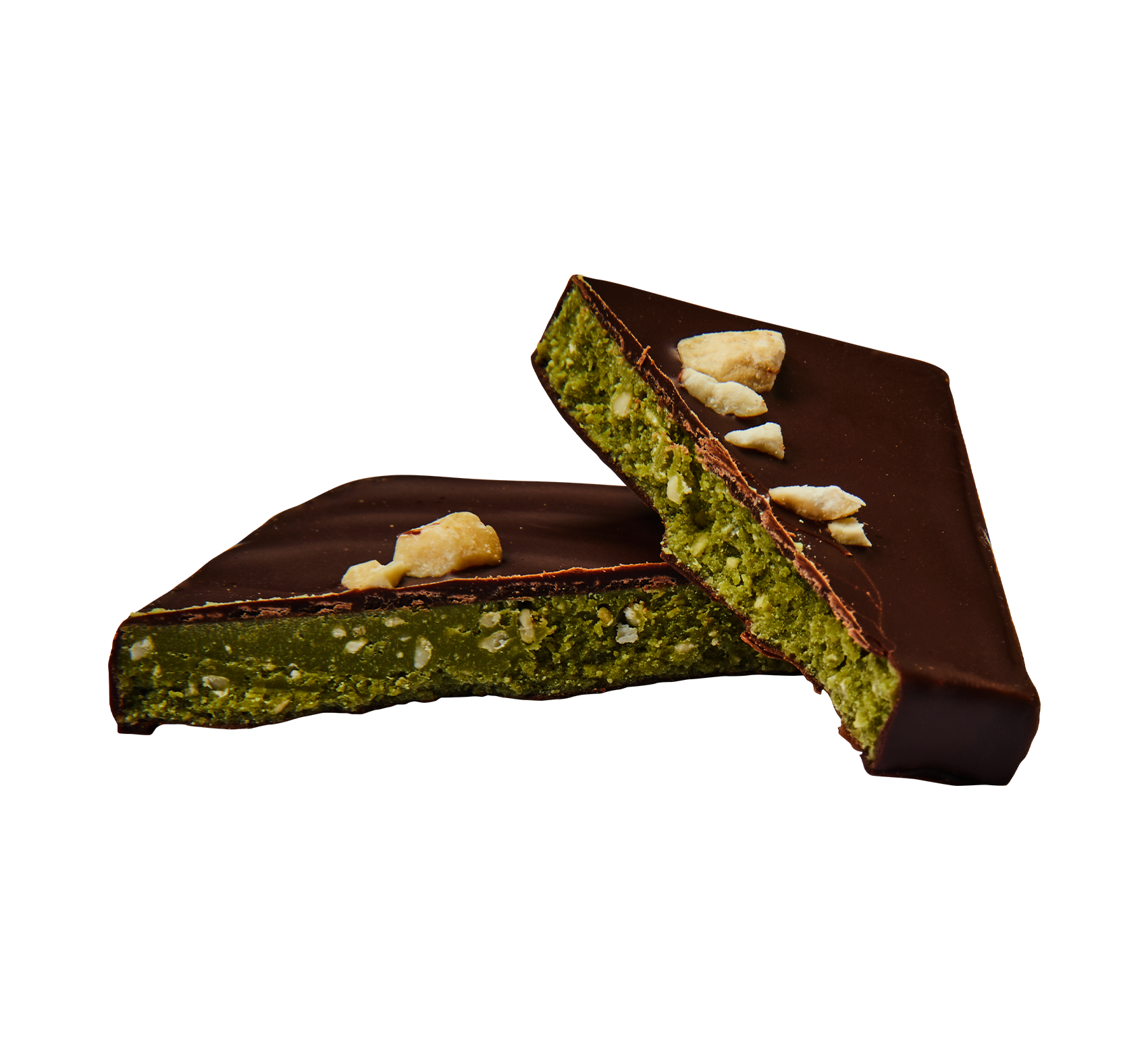 Snack de chocolate Chakra de anacardo y matcha