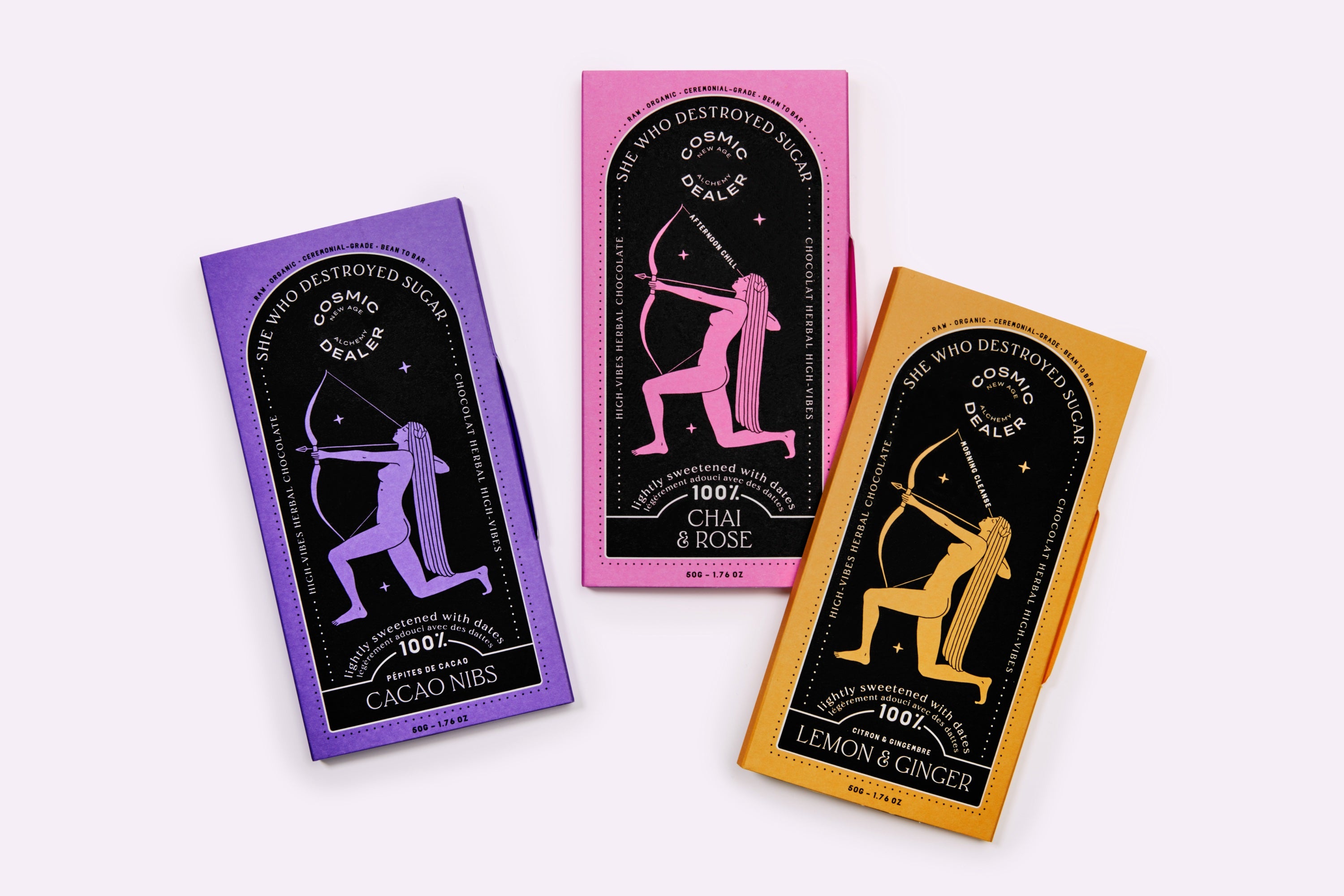 Tableta de chocolate negro con jengibre y limón