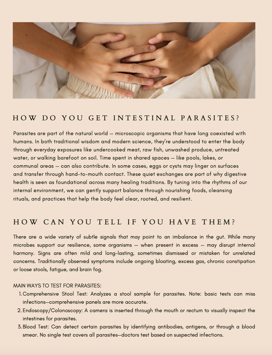 Cápsulas de Protección Antiparasitaria* | Protección Intestinal*
