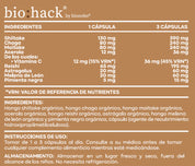 bio:hack® 5 hongos y adaptógenos en cápsulas