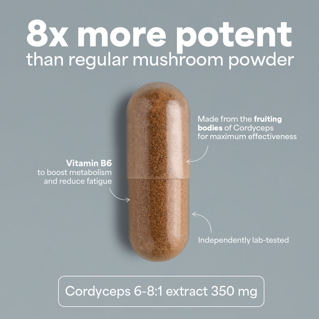 SOOO energetic: extracto de Cordyceps 6-8:1