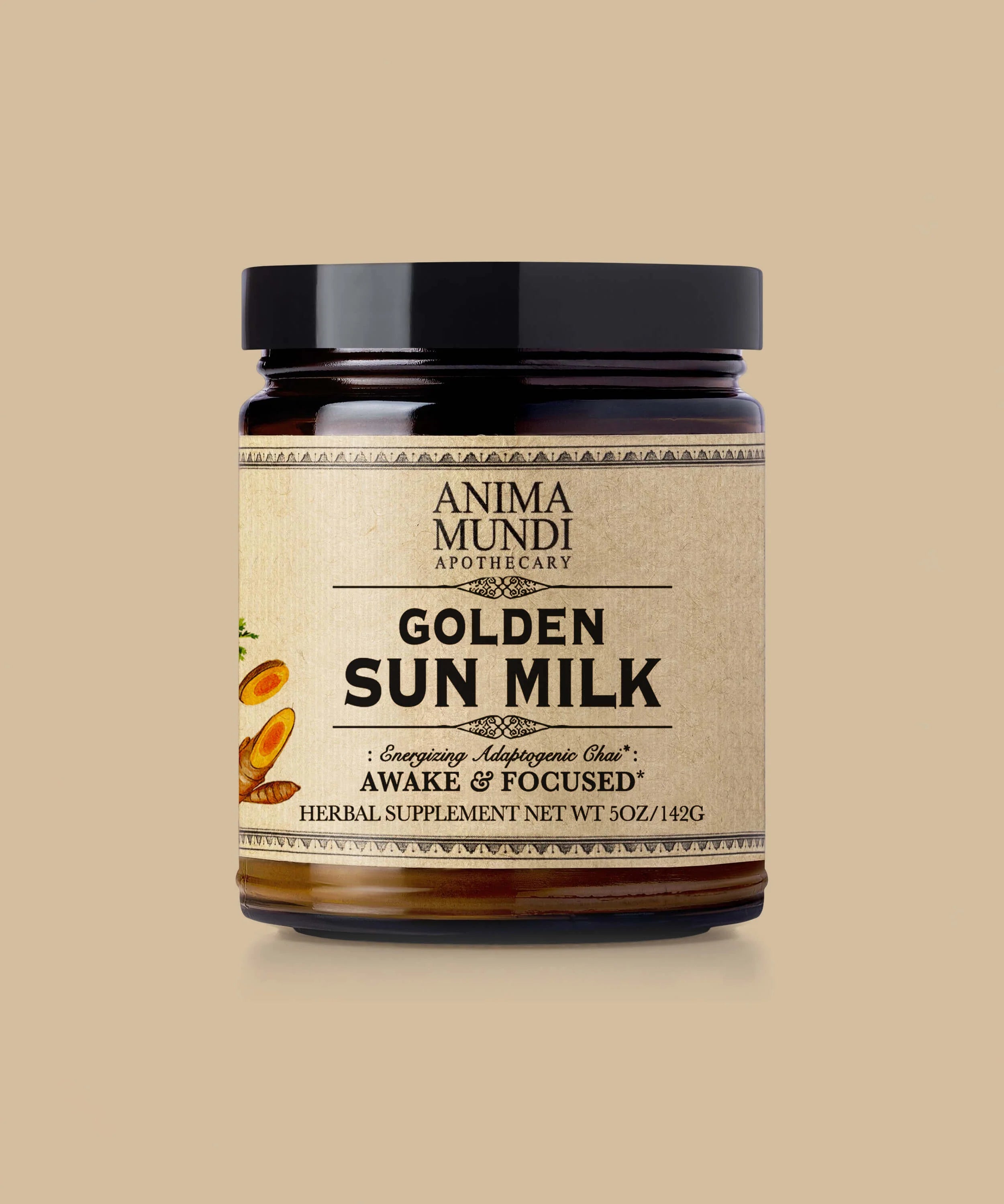 GOLDEN SUN MILK Polvos | Chai adaptógeno energizante