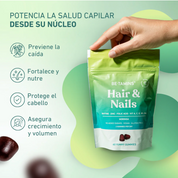 Hair & Nails gominolas con biotina para un pelo y uñas fuertes