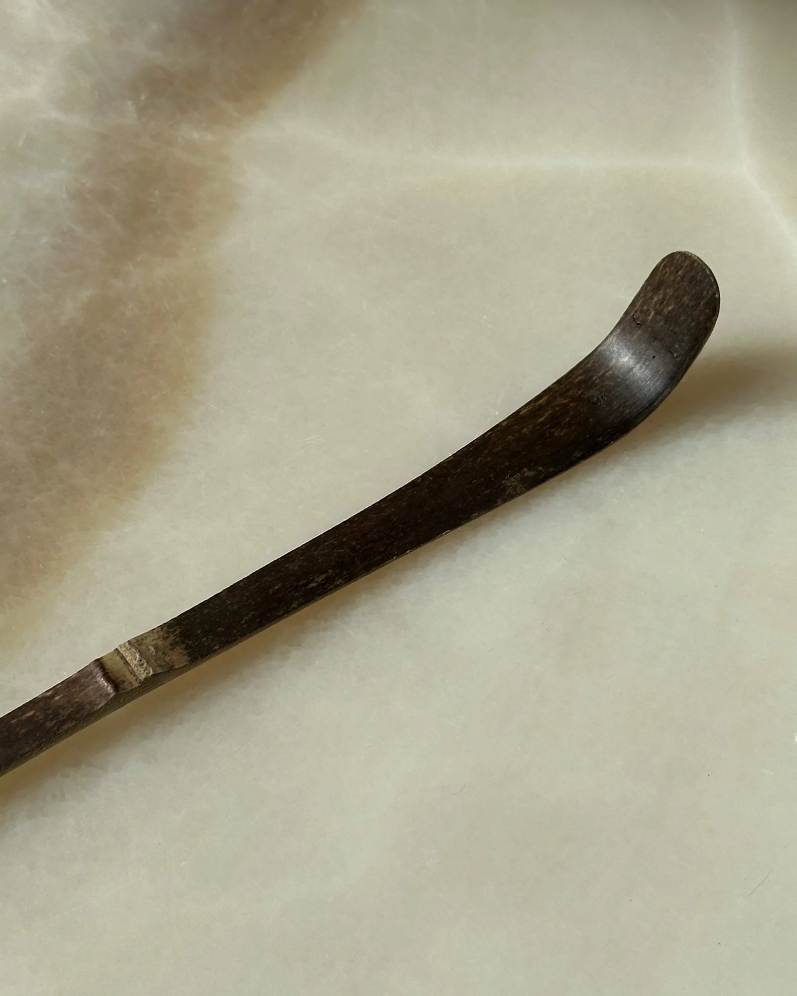 Cuchara de bambú para Matcha Chashaku Morado