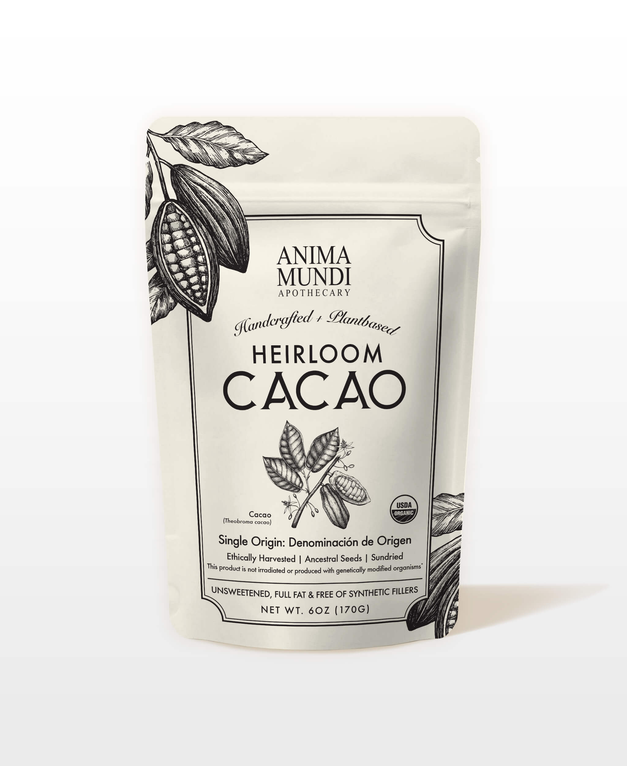 HEIRLOOM CACAO Polvo | Semillas ancestrales orgánicas