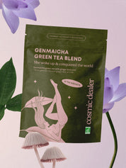 GENMAICHA Té | Mezcla de té verde Genmaicha con jengibre y tulsi