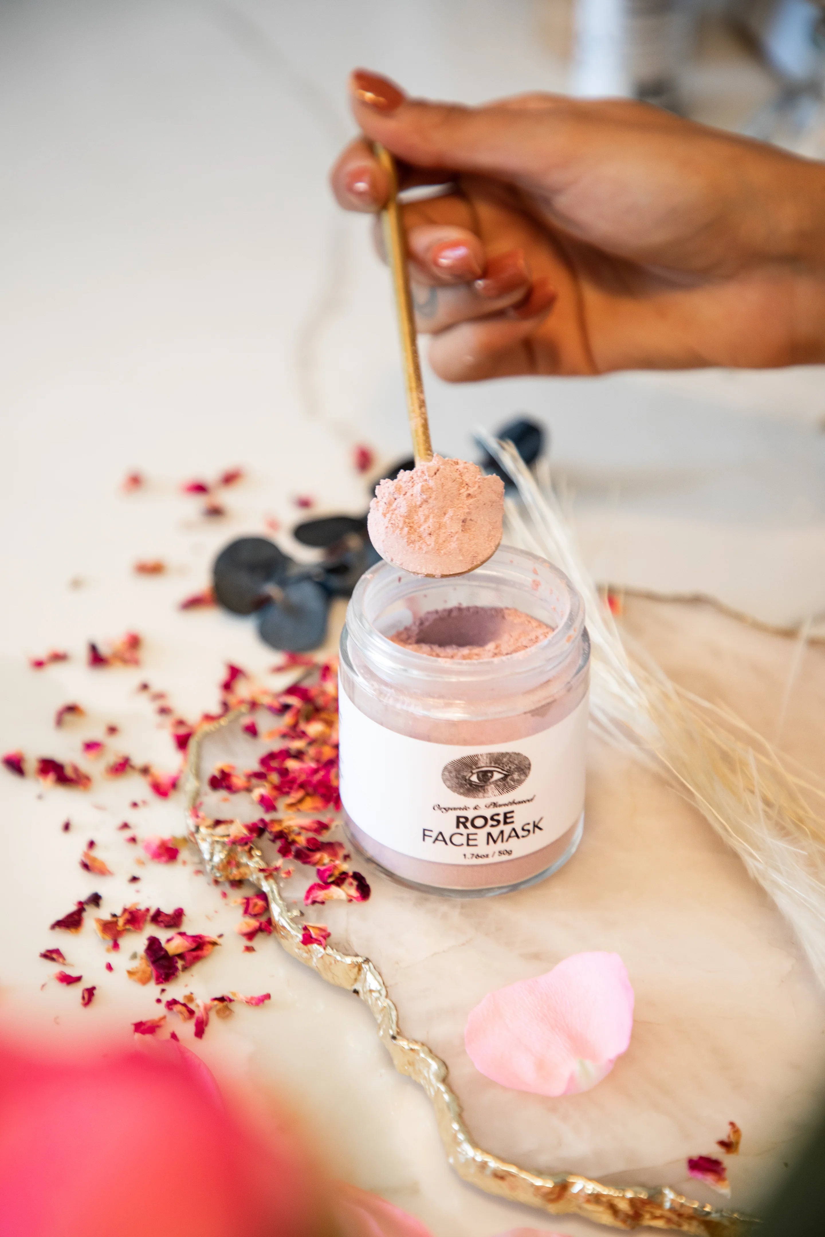 ROSE Mascarilla facial | Desintoxica + Hidrata