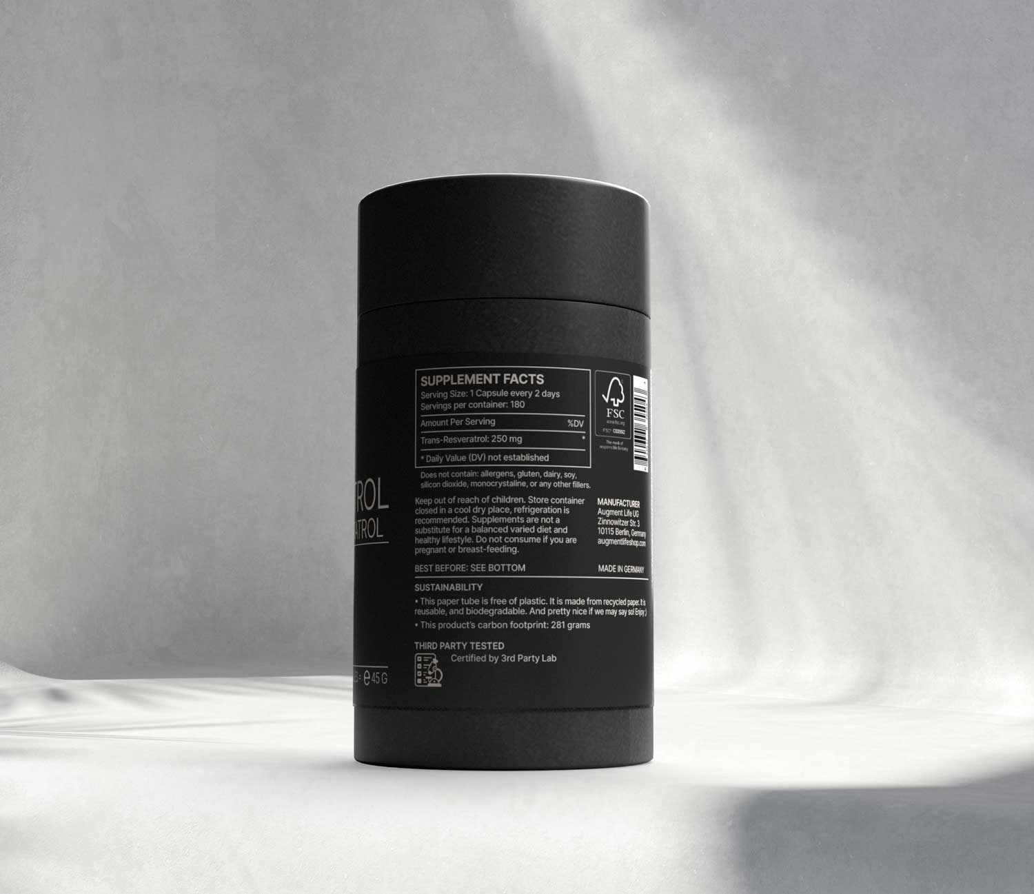 TRANS-RESVERATROL - Cápsulas | - >99,5% puro