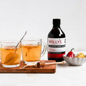 WILLY'S Vinagre de sidra orgánico | Alimento vivo con probióticos naturales