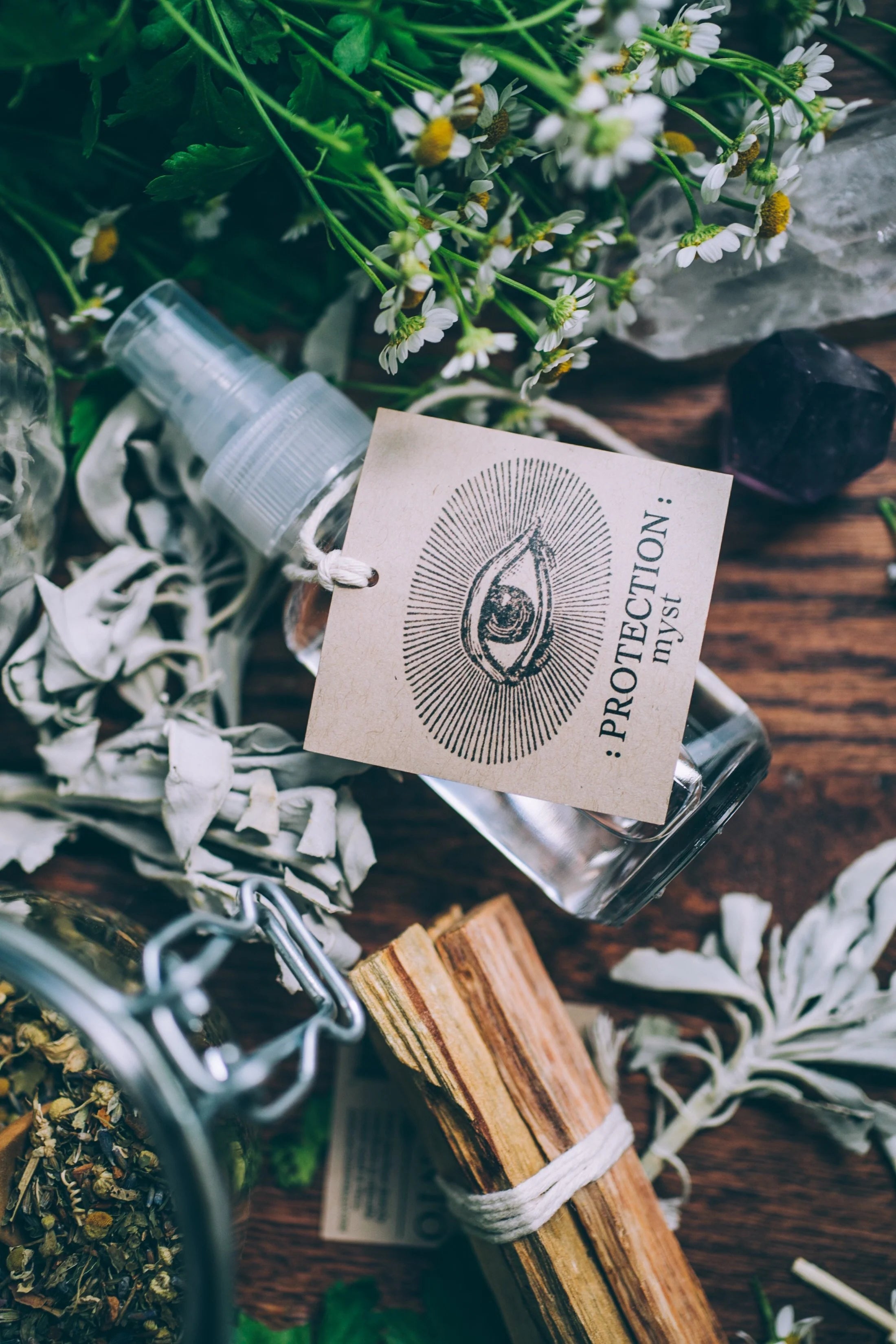 AGUA DE PALO SANTO Misterio Protector | Purificación Áurica
