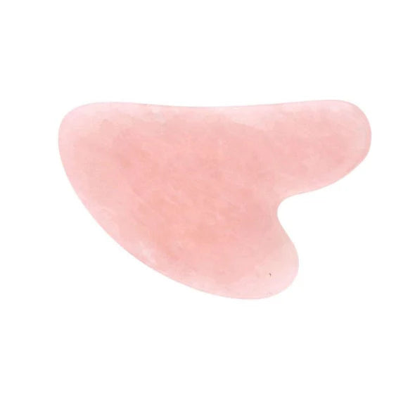 Gua sha masajeador mediano de Cuarzo rosa