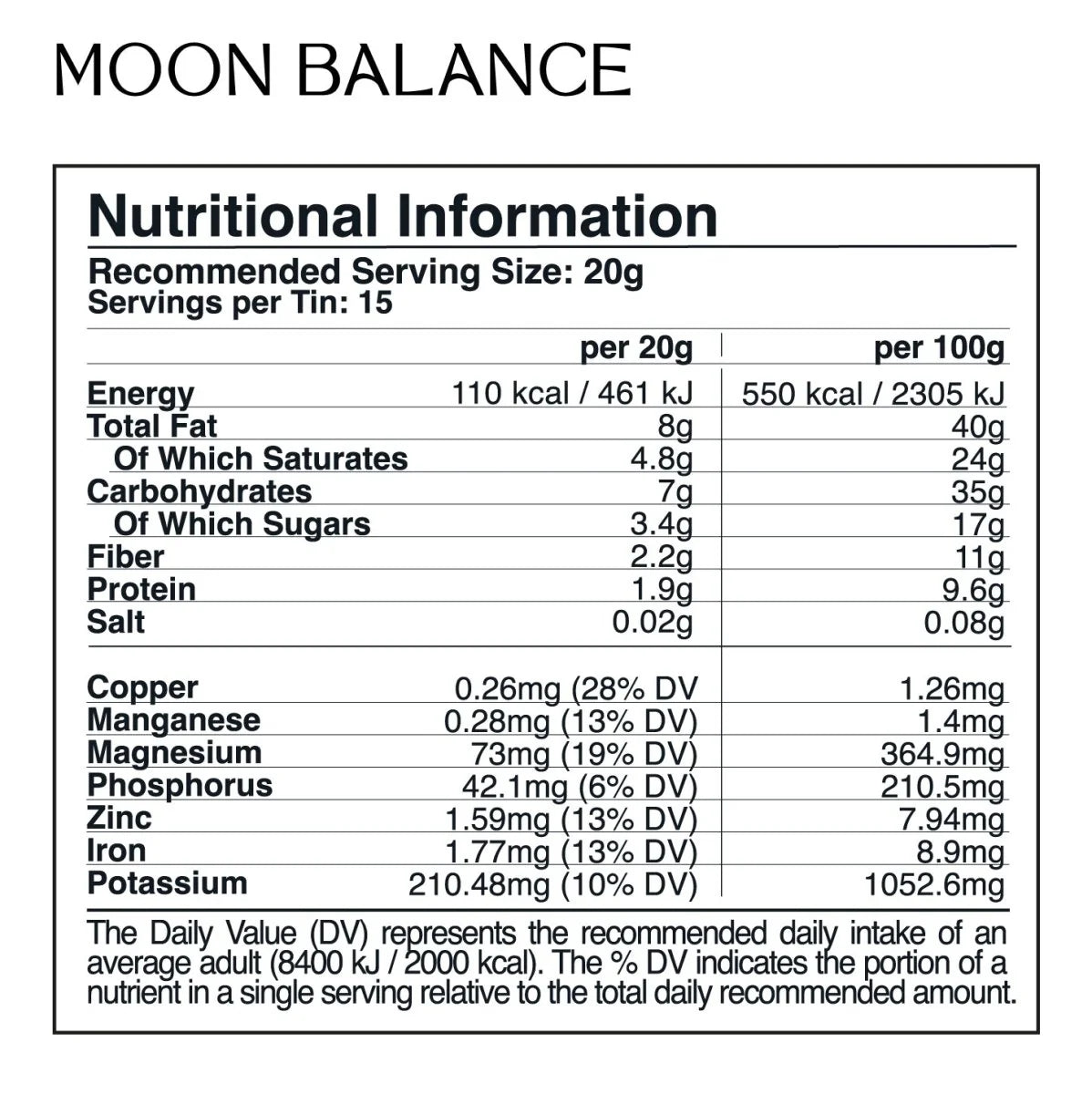 CACAO CEREMONIAL Moon Balance | Equilibrio Hormonal + Bienestar Femenino