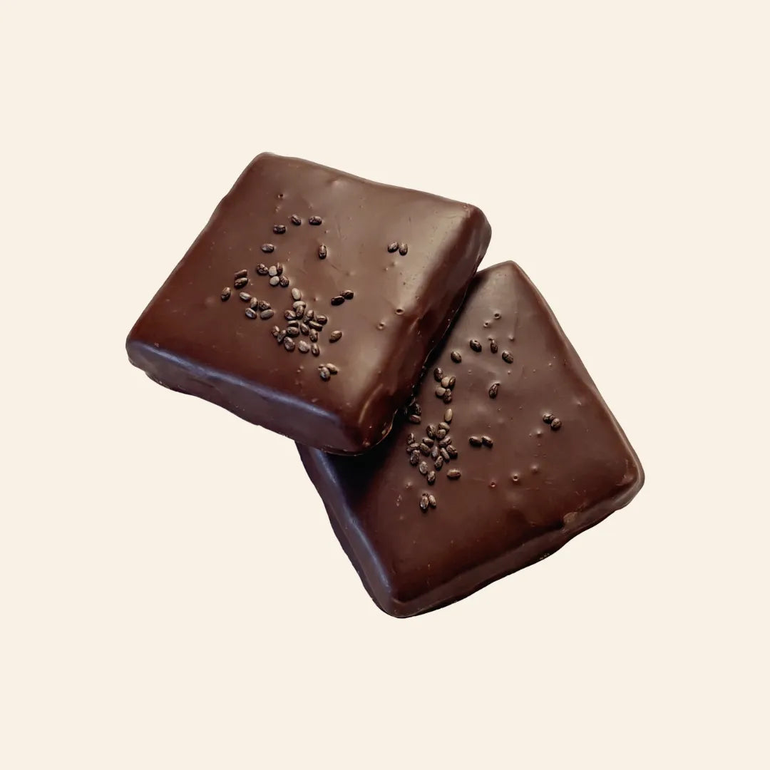 Snack de chocolate | Masa de galletas de vainilla