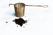 COLADOR DE LATÓN | Colador de té grande